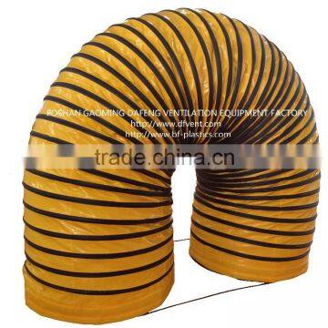 pvc heating duct pipe with rubber cotton insulation