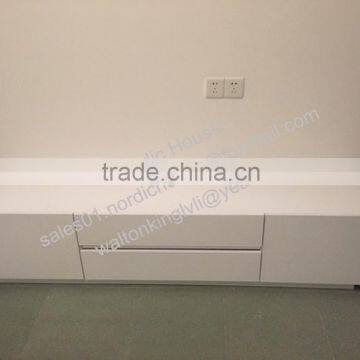 2016 New China Furniture Gloss Painting White tv Stand DIY TV Stand photo-3