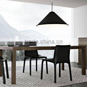 Table modern design walnut color