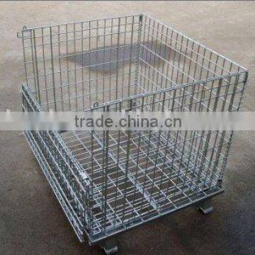 mesh wire containers handling cage