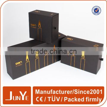 cardboard candle packaging supplies flat pack boxes