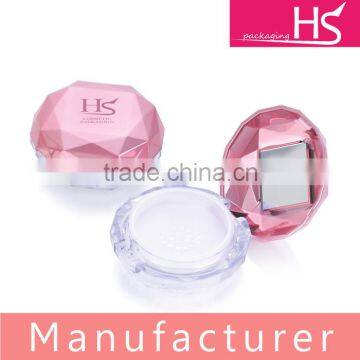 New arrival diamond loose powder jar