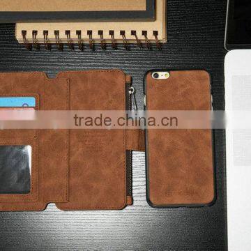 2016 Popular Design Leather Wallet Phone Cover For Iphone 6/6s photo-6