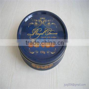 round shape existing mould tin box for cookies