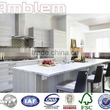 2016 modern Europe simple style melamine wood grain kitchen