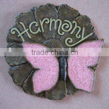 Polyresin Butterfly Stepping for Garden Decoration Craft photo-1