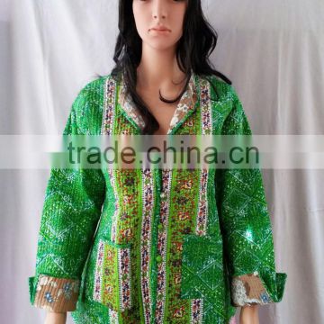 Cotton Kantha Jackets in Latest fashion