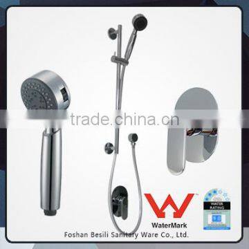 Shower sliding bar with bath mixer & shower head holder B6