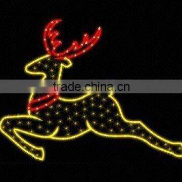 christmas reindeer led motif light