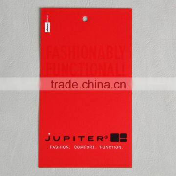 China Custom Red Garment Swing Tag for Latest Design Girls ' Net Dresses photo-2