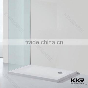 Stone resin new design bathroom shower base