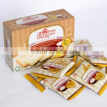 LIPO CREAM EGG COOKIES 100g/box - SWEET HALAL BISCUITS