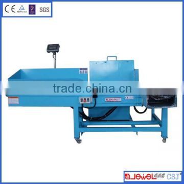 Horizontal double bagging machine wood pressing clothes bales