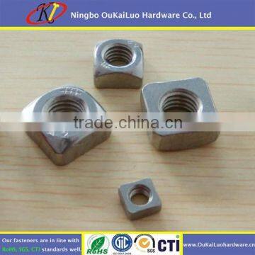 DIN 557 A2 Grade 304 Stainless Steel Square Nut