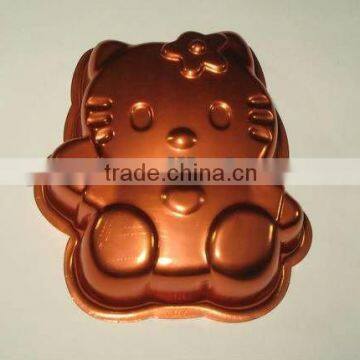 Metal fancy hello kitty cake decoration as cake molds