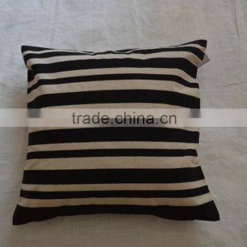 Stripe Printing Cotton Cushion With PP Filling