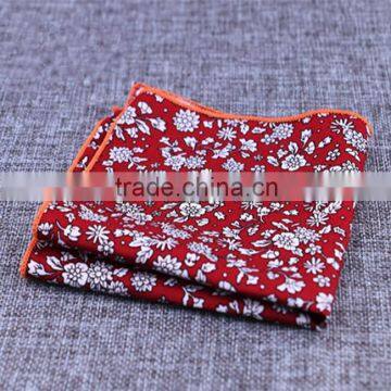 August Cotton Floral Pocket Square photo-3
