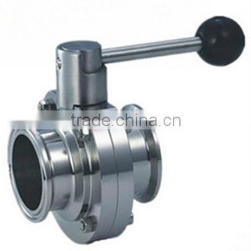 Stainless Steel Clamped Butterfly Valve