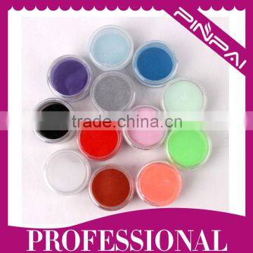 12 Colors Nail Art Acrylic Caving Powder Bulider Cave Sculpture For UV Gel Tips