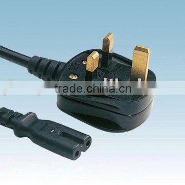 13A/250V,BSI safety approval,3 PIN UK power cords