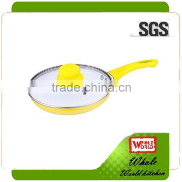 Aluminium ceramic fry pan with lid