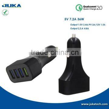 Wholesale universal portable mobile phone usb super fast car charger, quick charge 2.0 3.0 car charger
