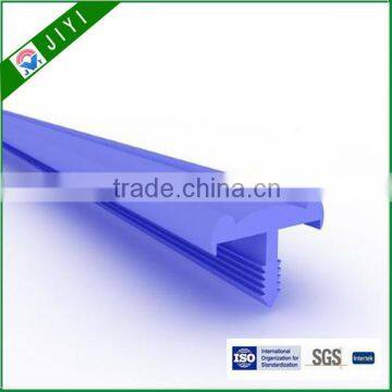 blue color soft meterial pvc T mold edge band