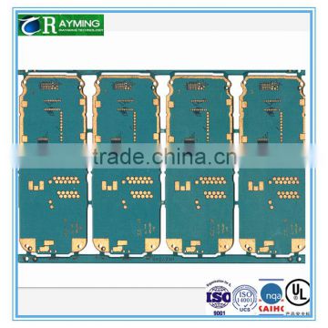 Hard gold plating HASL lead free plug vias circuit board