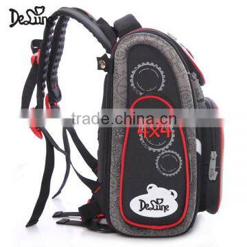 Kids Red Cars School Backpack Boy Primary School Bag photo-4