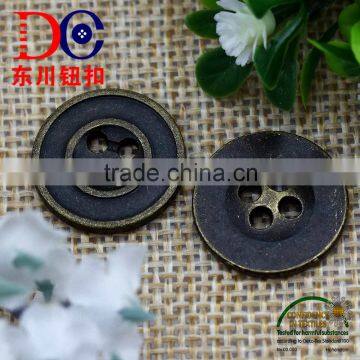 Logo Customized 4 Hole Metal Button for Coat photo-5