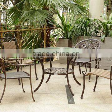 Garden dining Cast aluminum bistro set