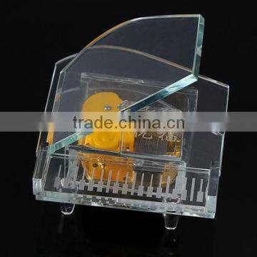 made in china new design personalized crystal piano music box