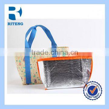 Portable custom cooler insulation bag for Promotion