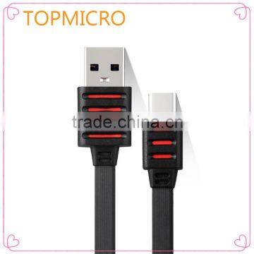 2016 Colorful Noodle Flat Line Speed Charging Type-C to USB 2.0 Data Cable Quality Choice photo-4