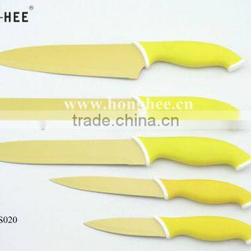 5 Pcs Colored Knife Set with Colorful handle