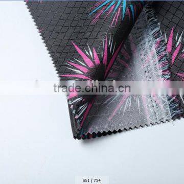 Printed Plaid Polyester Taffeta Umbrella and Raincoat Fabric photo-2