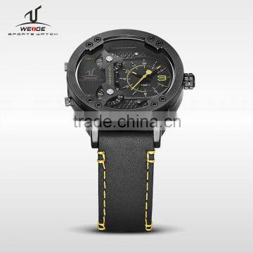 WEIDE Watch Men 2016 Multiple Time Zone Sports Watch Stainless Steel Back Water Resistant Watch photo-4