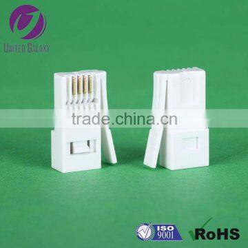 RJ11 6p4c long Male telecommunication connector