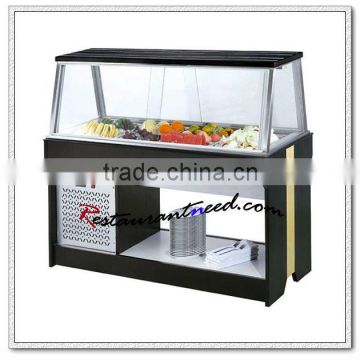 C258 Island Type Siding Door Refrigerated Salad Bar