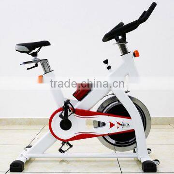 PUKO spin bike shiny steel 13kgs best exercise machines to lose belly fat