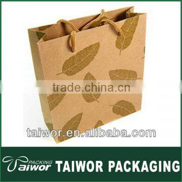 high quality kraft paper bag with logo print