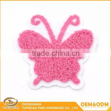 Cartoon Design Embroidery Patch Custom Embroidery Gold Fish Towel Patch Chenille Patch Sewing on Towel photo-3