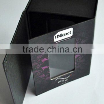 Rectangle packaging box with window for electronic products