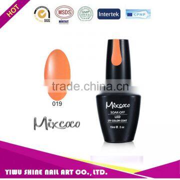 2016 Mixcoco Gel nail polish,3-step environmental led gel polish