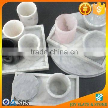 China Factory Pink Marble Cups/stone Candle Jar Quality Choice photo-5