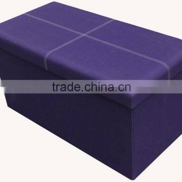 beautiful! Violet Poly Canvas foldable storage bench