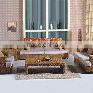 Water hyacinth living room sofa with water hyacinth material