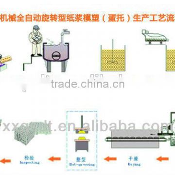 professional egg tray production line/efficiently egg tray making machine