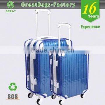 Custom hot sale new style promotional pvc foldable clear protective cover suitcase                        
                                                Quality Choice