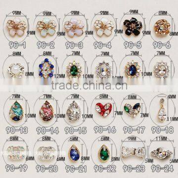 2016 wholesale bling bling bling skull ghost nail art decorations